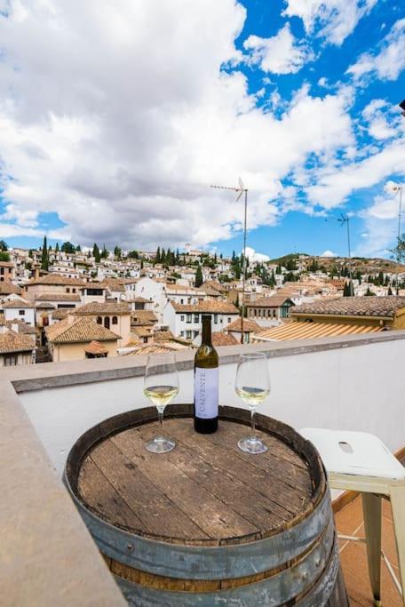 Cosy Loft With Amazing Terrace & Spectacular Views Apartment กรานาดา ภายนอก รูปภาพ